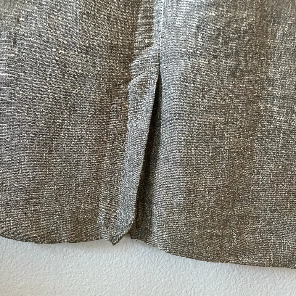 Vintage Oyako Linen Blend Dress and Vest Set - Picture 12 of 12
